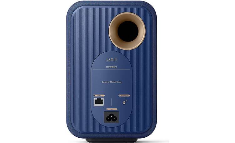 KEF LSX II Wireless Hi-Fi Speaker System – Cobalt Blue (Fabric Finish)