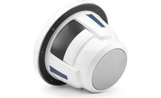 JL Audio M6-10IB-S-GwGw-i-4 – 10" Marine Subwoofer with LED Illumination (Gloss White Sport Grille)