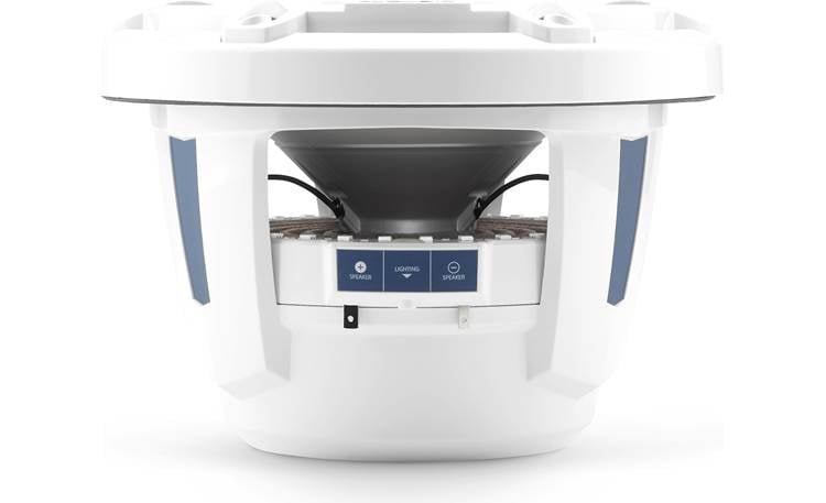 JL Audio M6-10IB-S-GwGw-i-4 – 10" Marine Subwoofer with LED Illumination (Gloss White Sport Grille)
