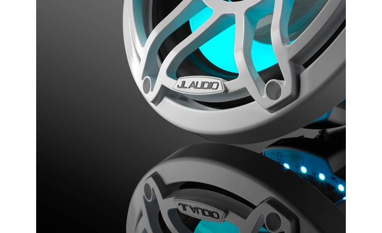 JL Audio M6-10IB-S-GwGw-i-4 – 10" Marine Subwoofer with LED Illumination (Gloss White Sport Grille)