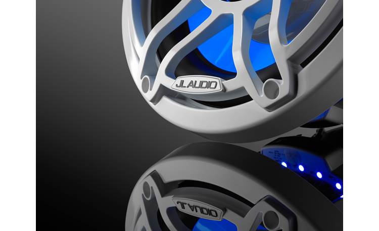 JL Audio M6-10IB-S-GwGw-i-4 – 10" Marine Subwoofer with LED Illumination (Gloss White Sport Grille)