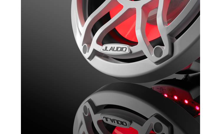 JL Audio M6-10IB-S-GwGw-i-4 – 10" Marine Subwoofer with LED Illumination (Gloss White Sport Grille)