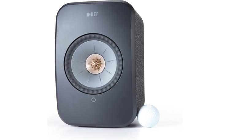 KEF LSX II Wireless Hi-Fi Speaker System – Carbon Black (Fabric Finish)