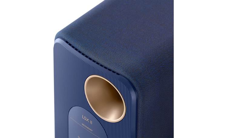 KEF LSX II Wireless Hi-Fi Speaker System – Cobalt Blue (Fabric Finish)