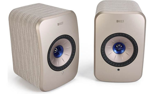 KEF LSX II Wireless Hi-Fi Speaker System – Soundwave Edition (Fabric Finish)
