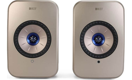KEF LSX II Wireless Hi-Fi Speaker System – Soundwave Edition (Fabric Finish)